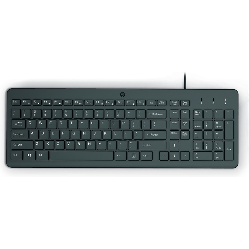 HP 150 Kabelgebundene Tastatur Schwarz